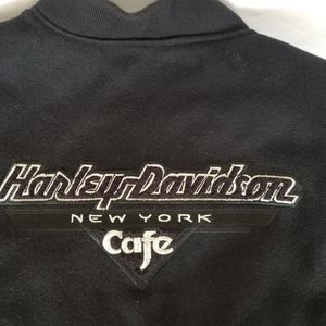 Vintage 90's Harley Davidson New York Cafe coat